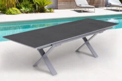 KETTLER BasicPlus Esstischgarnitur, Silber / Anthrazit, Alu / Spraystone / Textil, Tisch 180/280x100cm, 10 Multipositionssessel -Kettler Verkaufsgeschäft 23009 3.jpg