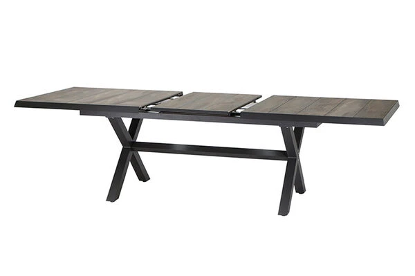 SIENA GARDEN Sincro/Corido Dining Set, Anthrazit/grau, Alu/Geflecht/Keramik, 200-260x103cm, Inkl. 8 Diningsessel 16 SIENA GARDEN Sincro/Corido Dining Set, Anthrazit/grau, Alu/Geflecht/Keramik, 200-260x103cm, Inkl. 8 Diningsessel – Bild 16