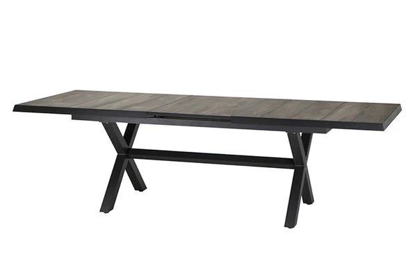 SIENA GARDEN Sincro/Corido Dining Set, Anthrazit/grau, Alu/Geflecht/Keramik, 200-260x103cm, Inkl. 8 Diningsessel 17 SIENA GARDEN Sincro/Corido Dining Set, Anthrazit/grau, Alu/Geflecht/Keramik, 200-260x103cm, Inkl. 8 Diningsessel – Bild 17