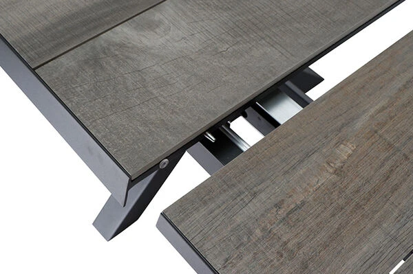 SIENA GARDEN Sincro/Corido Dining Set, Anthrazit/grau, Alu/Geflecht/Keramik, 200-260x103cm, Inkl. 8 Diningsessel 18 SIENA GARDEN Sincro/Corido Dining Set, Anthrazit/grau, Alu/Geflecht/Keramik, 200-260x103cm, Inkl. 8 Diningsessel – Bild 18