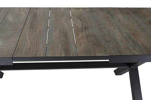 SIENA GARDEN Sincro/Corido Dining Set, Anthrazit/grau, Alu/Geflecht/Keramik, 200-260x103cm, Inkl. 8 Diningsessel 19 SIENA GARDEN Sincro/Corido Dining Set, Anthrazit/grau, Alu/Geflecht/Keramik, 200-260x103cm, Inkl. 8 Diningsessel – Bild 19