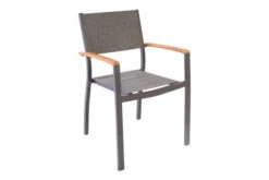 VILLANA Esstischgarnitur, Anthrazit/grau, Alu/ FSC-Akazienholz, Ausziehtisch 150/200 Cm, 8 Stapelstühle -Kettler Verkaufsgeschäft 23911 02.jpg