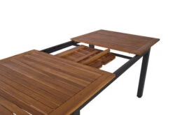 VILLANA Esstischgarnitur, Anthrazit/grau, Alu/ FSC-Akazienholz, Ausziehtisch 150/200 Cm, 8 Stapelstühle -Kettler Verkaufsgeschäft 23911 04.jpg