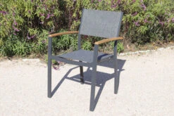 VILLANA Esstischgarnitur, Anthrazit/grau, Alu/ FSC-Akazienholz, Ausziehtisch 150/200 Cm, 8 Stapelstühle -Kettler Verkaufsgeschäft 23911 06.jpg