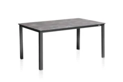 KETTLER Cubic/Basic Plus Padded Esstischgarnitur, Anthrazit, Alu/Kettalit/Textilene, 160x90 Cm, 6 Stapelsessel -Kettler Verkaufsgeschäft 28773 3.jpg