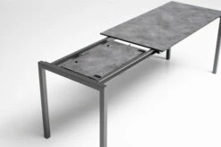 KETTLER Cubic/Basic Plus Padded Esstischgarnitur, Anthrazit, Alu/HPL/Textilene, 140/210x70 Cm, 6 Stapelsessel -Kettler Verkaufsgeschäft 28841 08.jpg