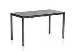 KETTLER Cubic/Basic Plus Padded Esstischgarnitur, Anthrazit, Alu/HPL/Textilene, 140/210x70 Cm, 6 Stapelsessel -Kettler Verkaufsgeschäft 28841 09.jpg