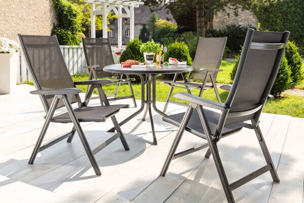 KETTLER BasicPlus Multipositionssessel, Anthrazit/anthrazit, Alu/Textilene, 0301201-7000 2 KETTLER BasicPlus Multipositionssessel, Anthrazit/anthrazit, Alu/Textilene, 0301201-7000 – Bild 2