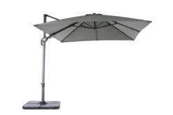 OUTFLEXX Ampelschirm, Anthrazit, Pulverbesch. Aluminium, 300x300 Cm, Inkl. Plattenständer, Twist-Funktion -Kettler Verkaufsgeschäft 2 16109.jpg