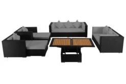 OUTFLEXX Loungemöbel-Set, Schwarz, Polyrattan, Für 9 Personen, Inkl. Loungetisch, Wasserfeste Kissenbox -Kettler Verkaufsgeschäft 2 1716 BOX D.jpg