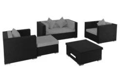 OUTFLEXX Loungemöbel-Set, 5 Personen, Schwarz, Polyrattan, Inkl. Loungetisch, Wasserfeste Kissenbox -Kettler Verkaufsgeschäft 3 1299 BOX D.jpg