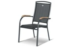 HARTMAN Raffaelo Esstischgruppe, Xerix/natur, Alu/FSC-Teak, 6 Stapelsessel, 170x170cm -Kettler Verkaufsgeschäft 3 16890.jpg