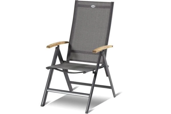 HARTMAN Aruba Esstischgruppe, Xerix/natur, Alu/FSC-Teak, 6 Hochlehner, 170x170cm 3 HARTMAN Aruba Esstischgruppe, Xerix/natur, Alu/FSC-Teak, 6 Hochlehner, 170x170cm – Bild 3