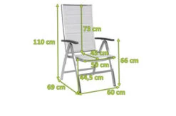 STERN Cardiff Klappsessel, Silber Gepolstert, Edelstahl/Textil/Aluminiumarmlehnen, 69x60x110 Cm, Rückenlehne Verstellbar, Klappbar 5 STERN Cardiff Klappsessel, Silber Gepolstert, Edelstahl/Textil/Aluminiumarmlehnen, 69x60x110 Cm, Rückenlehne Verstellbar, Klappbar -Kettler Verkaufsgeschäft 3 21898.jpg