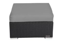 OUTFLEXX Beistelltisch/Hocker, Schwarz, Polyrattan, Inkl. Glasplatte Und Polster 8 OUTFLEXX Beistelltisch/Hocker, Schwarz, Polyrattan, Inkl. Glasplatte Und Polster -Kettler Verkaufsgeschäft 3 2392 8.jpg