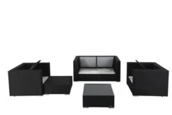 OUTFLEXX Loungemöbel-Set, 5 Personen, Schwarz, Polyrattan, Inkl. Kaffeetisch, Wasserfeste Kissenbox -Kettler Verkaufsgeschäft 4 1299 BOX B.jpg