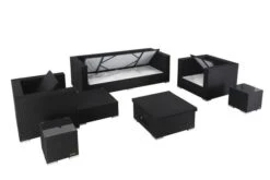 OUTFLEXX Loungemöbel-Set, Schwarz, Polyrattan, Für 6 Personen, Inkl. Loungetisch, Wasserfeste Kissenbox -Kettler Verkaufsgeschäft 4 1302 BOX D.jpg