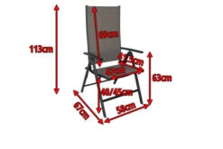 VILLANA Multipositionssessel, Anthrazit/grau, Aluminium/Textil, 67 X 58 X 113 Cm, Klappbar -Kettler Verkaufsgeschäft 4 13402.jpg