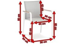 BEST Paros Stapelsessel, Weiß/grau, Alu/Ergotex/Teak, 56 X 64 X 85 Cm -Kettler Verkaufsgeschäft 4 16769 1.jpg