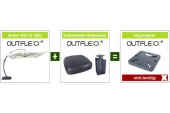 OUTFLEXX Luxus Ampelschirm, Anthrazit/creme, Edelstahl/Aluminium, 350x350cm, Inkl. Schirmständer Und Schutzhülle 18 OUTFLEXX Luxus Ampelschirm, Anthrazit/creme, Edelstahl/Aluminium, 350x350cm, Inkl. Schirmständer Und Schutzhülle -Kettler Verkaufsgeschäft 4 18351.jpg