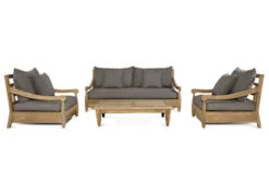 OUTFLEXX Loungemöbel, Natur/grau, Recycled FSC®-Teak/Olefin, 4 Sitzplätze, Inkl. Polster -Kettler Verkaufsgeschäft 4 20313.jpg