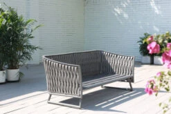 OUTFLEXX Oranger Blossom Lounge-Set, Anthrazit, Alu/XL Geflecht, 4-teilig, Inkl. Sitz- Und Rückenkissen, Tisch 120 X 70 X 42 Cm -Kettler Verkaufsgeschäft 4 20569.jpg