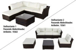 OUTFLEXX Loungemöbel-Set, Braun Marmoriert, Polyrattan, Inkl. Kaffeetisch, Für 5 Personen, Wasserfeste Kissenbox 12 OUTFLEXX Loungemöbel-Set, Braun Marmoriert, Polyrattan, Inkl. Kaffeetisch, Für 5 Personen, Wasserfeste Kissenbox -Kettler Verkaufsgeschäft 4 7759 BOX B.jpg
