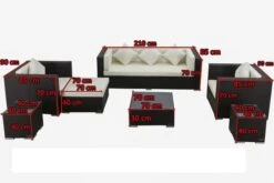 OUTFLEXX Loungemöbel-Set, Braun, Polyrattan, Für 6 Personen, Inkl. Kaffeetisch, Wasserfeste Kissenbox 12 OUTFLEXX Loungemöbel-Set, Braun, Polyrattan, Für 6 Personen, Inkl. Kaffeetisch, Wasserfeste Kissenbox -Kettler Verkaufsgeschäft 5 1303 BOX B.jpg