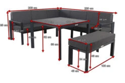 VILLANA Dining-Lounge, Schwarz/grau Meliert, Alu/Polyester, Inkl. Kissen -Kettler Verkaufsgeschäft 5 16473.jpg