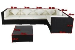 OUTFLEXX Loungemöbel-Set Polyrattan, Schwarz, Für 5 Personen, Inkl. Kaffeetisch, Wasserfeste Kissenbox -Kettler Verkaufsgeschäft 5 1714 BOX B.jpg