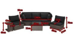 Ploß Rocking Loungeset, Grau/braun-meliert, Polyrattan, 5-6 Personen, Inkl. Sonnendach -Kettler Verkaufsgeschäft 5 18220.jpg