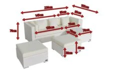 OUTFLEXX Loungemöbel-Set, Weiß, Polyrattan, 5 Personen, Wasserfeste Kissenbox, Inkl. Kaffeetisch -Kettler Verkaufsgeschäft 5 18228 BOX B.jpg