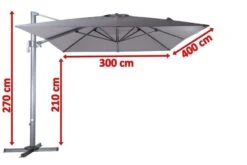 OUTFLEXX Ampelschirm, Anthrazit, Pulverbesch. Aluminium, 400x300cm, Inkl. Plattenständer -Kettler Verkaufsgeschäft 5 18348.jpg