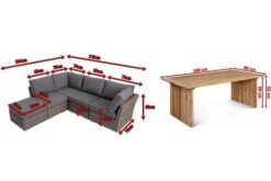 OUTFLEXX Loungegarnitur, Polyrattan/Teakholz, Tisch 160x90cm, Für 5 Personen, Wasserfeste Kissenbox 22 OUTFLEXX Loungegarnitur, Polyrattan/Teakholz, Tisch 160x90cm, Für 5 Personen, Wasserfeste Kissenbox -Kettler Verkaufsgeschäft 5 19390.jpg