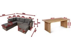 OUTFLEXX Loungegarnitur, Polyrattan/Teakholz, Tisch 160x90cm, Für 6 Personen, Wasserfeste Kissenbox -Kettler Verkaufsgeschäft 5 19394.jpg