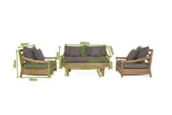 OUTFLEXX Loungemöbel, Natur/grau, Recycled FSC®-Teak/Olefin, 4 Sitzplätze, Inkl. Polster -Kettler Verkaufsgeschäft 5 20313.jpg