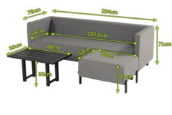 HARTMAN Dion Loungeset, Flanelle, Sunbrella, 3-4 Personen, Kaffeetisch 80 X 50 X 50 Cm 10 HARTMAN Dion Loungeset, Flanelle, Sunbrella, 3-4 Personen, Kaffeetisch 80 X 50 X 50 Cm -Kettler Verkaufsgeschäft 5 20445.jpg