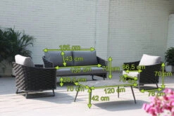 OUTFLEXX Oranger Blossom Lounge-Set, Anthrazit, Alu/XL Rope, 4-teilig, Inkl. Sitz- Und Rückenkissen, Tisch 120 X 70 X 42 Cm 19 OUTFLEXX Oranger Blossom Lounge-Set, Anthrazit, Alu/XL Rope, 4-teilig, Inkl. Sitz- Und Rückenkissen, Tisch 120 X 70 X 42 Cm -Kettler Verkaufsgeschäft 5 20572.jpg