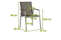 STERN New Top Stapelsessel, Graphit/silbergrau, Aluminium/Textil, 65x57x89 Cm, Pulverbeschichtet, Stapelbar -Kettler Verkaufsgeschäft 5 21913.jpg