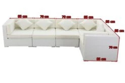 OUTFLEXX Loungemöbel Polyrattan, Weiß, Für 5 Personen, Wasserfeste Kissenbox -Kettler Verkaufsgeschäft 5 7175 BOX A.jpg