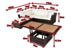 OUTFLEXX Loungemöbel-Set, Braun Marmoriert, Polyrattan, Inkl. Loungetisch, Für 5 Personen, Wasserfeste Kissenbox -Kettler Verkaufsgeschäft 5 7759 BOX D.jpg