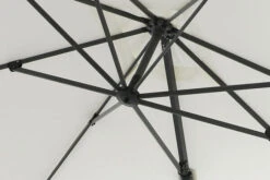 OUTFLEXX Ampelschirm, Creme, Pulverbesch. Aluminium, 300x300 Cm, Inkl. Plattenständer, Twist-Funktion -Kettler Verkaufsgeschäft 6 16108.jpg