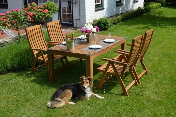 Ploß Halmstadt Multipositionssessel, FSC®-Akazienholz, Geölt, 60 X 70 X 110 Cm, 5-fach Verstellbar 6 Ploß Halmstadt Multipositionssessel, FSC®-Akazienholz, Geölt, 60 X 70 X 110 Cm, 5-fach Verstellbar – Bild 6