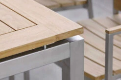 STERN Cardiff Esstischgarnitur, Silber/silbergrau, Edelstahl/Textilen/FSC-Teakholz/Alu, 162/220 X 90 Cm, 6 Stapelsessel, Butterfly-Auszug -Kettler Verkaufsgeschäft 6 22474.jpg