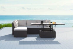 OUTFLEXX Loungemöbel-Set, Braun Marmoriert, Polyrattan, Inkl. Loungetisch, Für 5 Personen, Wasserfeste Kissenbox -Kettler Verkaufsgeschäft 7759 BOX D 2 CGI.jpg