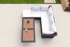 OUTFLEXX Loungemöbel-Set, Braun Marmoriert, Polyrattan, Inkl. Loungetisch, Für 5 Personen, Wasserfeste Kissenbox -Kettler Verkaufsgeschäft 7759 BOX D 3 CGI.jpg