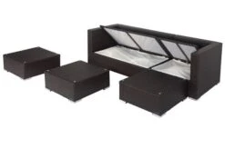 OUTFLEXX Loungemöbel-Set, Braun, Polyrattan, 5 Personen, Wasserfeste Kissenbox, Inkl. Kaffeetisch 19 OUTFLEXX Loungemöbel-Set, Braun, Polyrattan, 5 Personen, Wasserfeste Kissenbox, Inkl. Kaffeetisch -Kettler Verkaufsgeschäft 7 18227 BOX B.jpg