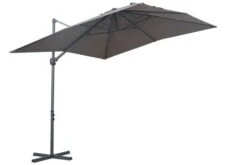 OUTFLEXX Ampelschirm, Anthrazit, Pulverbesch. Aluminium, 250x250cm, Inkl. Plattenständer -Kettler Verkaufsgeschäft 7 18354.jpg