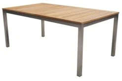 STERN Cardiff Set, Silber/silbergrau, Edelstahl/FSC-Teak, Tisch 200/300 X 100 Cm, 6 Stapel-, 2 Multipositionssessel -Kettler Verkaufsgeschäft 7 19743.jpg