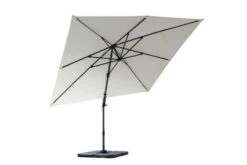 OUTFLEXX Ampelschirm, Creme, Pulverbesch. Aluminium, 300x300 Cm, Inkl. Plattenständer, Twist-Funktion -Kettler Verkaufsgeschäft 8 16108.jpg